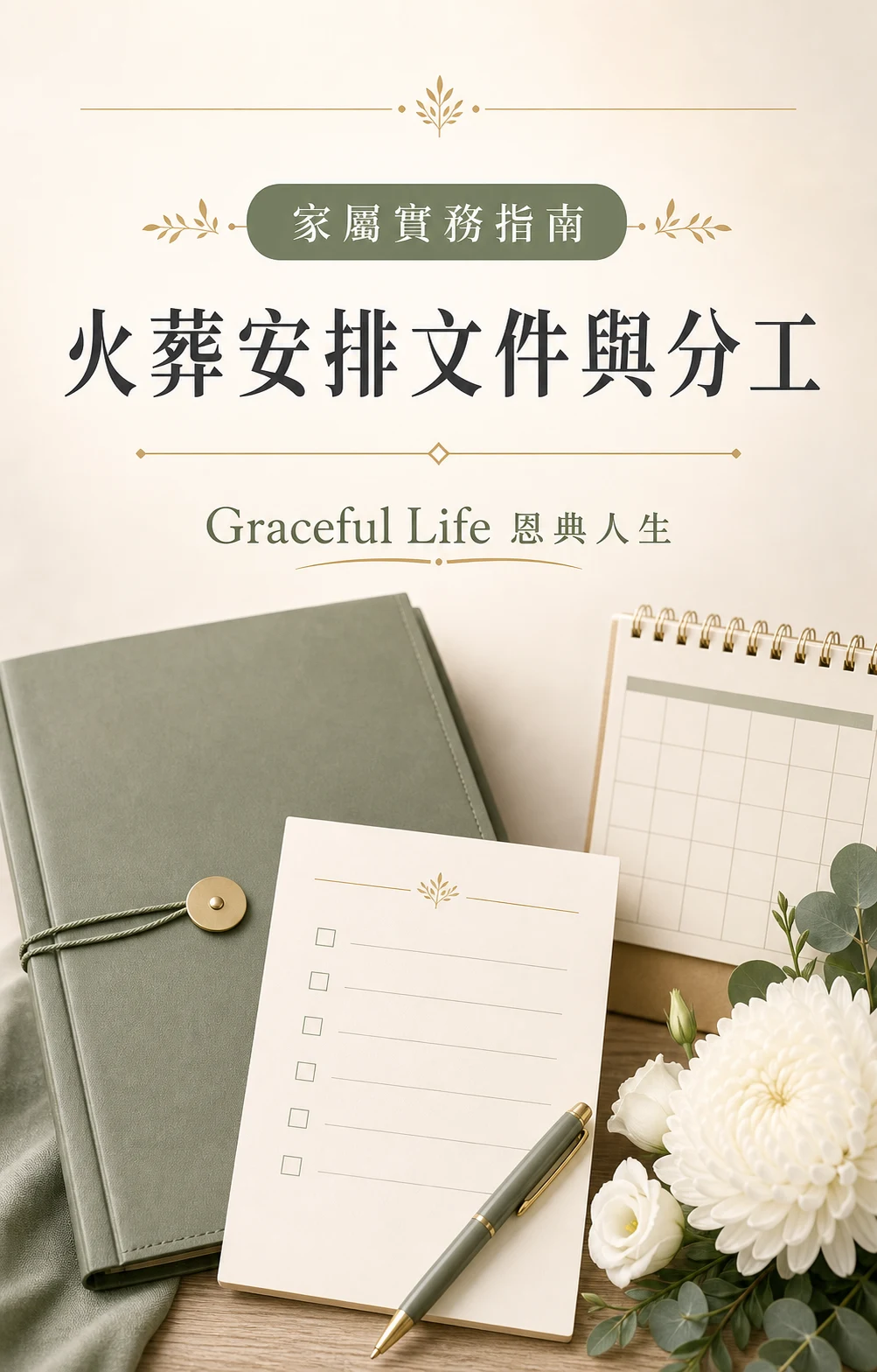 Graceful Life 恩典人生香港火葬安排文件與家屬分工清單